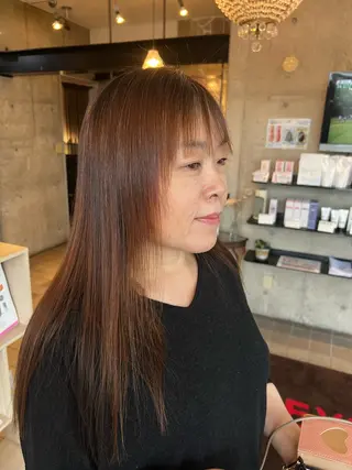 ロング パーマ 只野 真衣のヘアスタイル
