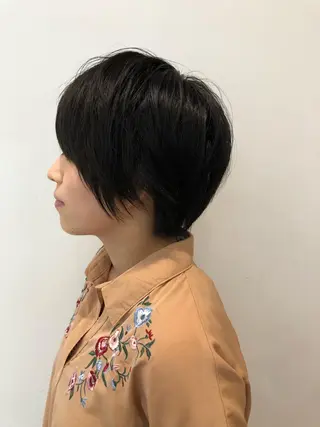 ショート ハイトーン/カラー/ 用賀/稲若健太郎のヘアスタイル