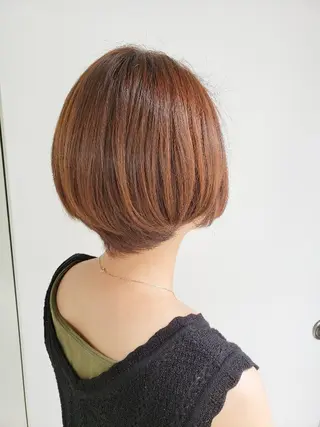 ショート カラー 美髪⭐︎髪質改善 井上 康司のヘアスタイル