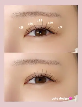 マツエク・マツパ le'a le'a_s.所属・le'a le'a yukinoのマツエク・マツパデザイン