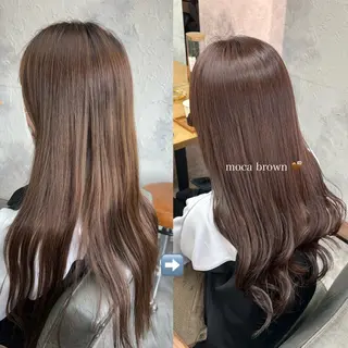 ロング シモイケ ルアのヘアスタイル