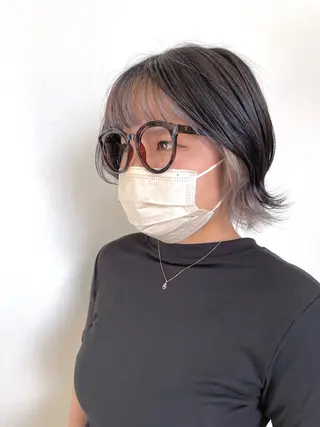 ショート カラー 【AMANEQ】 yuka🦋のヘアスタイル