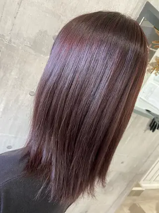 ミディアム カラー PANDOLA あゆり🦋のヘアスタイル