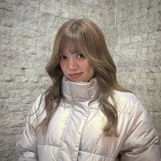 セミロング INORI @de2poのヘアスタイル