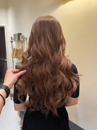 ロング カラー mana/艶カラー /酸性ストレートのヘアスタイル