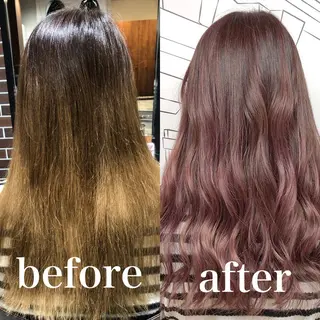 ロング カラー TOMOKA 艶髪/透明感カラーのヘアスタイル