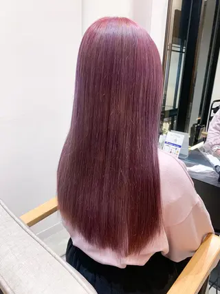 ロング カラー ヘアアレンジ yuka .のヘアスタイル