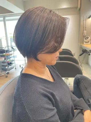 ショート C’LD hair produce /シールドヘア所属・モテ髪/ボブ/ショー ト/アダチフウトのヘアスタイル