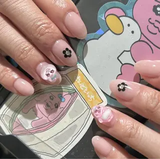 ネイル パラあり！フィルイン 美フォルムのネイルデザイン