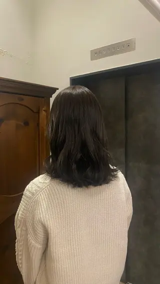 ミディアム 透明感カラー 🦙なりたりみのヘアスタイル