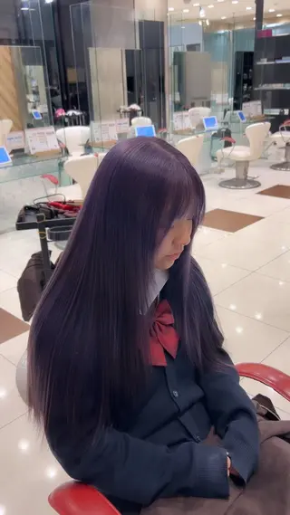 ロング ハイトーンカラー✨️ 艶カラー特化Amiのヘアスタイル