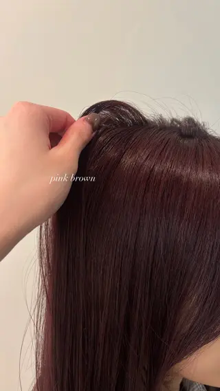 ミディアム 艶髪໒꒱／透明感 カラー🍀_そら🪽のヘアスタイル