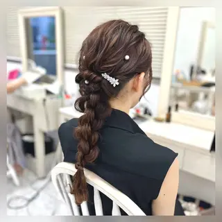 ヘアアレンジ 似合わせヘアメイク 💐オダギリチアキのヘアスタイル