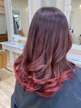 カラー SALOWIN栄 高須大貴のヘアスタイル