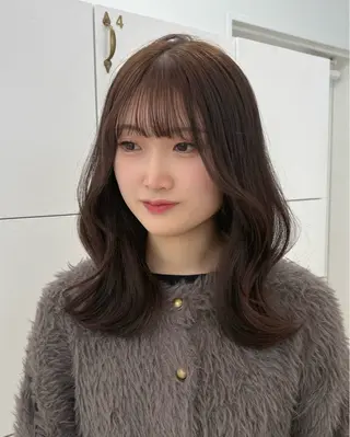 ミディアム lufeli所属・🫧あやね/カットモ デル/仙台美容室🫧のヘアスタイル