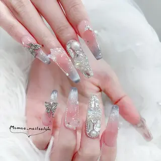 ネイル MoMoA Nail ネイル長さ出し専門店のネイルデザイン