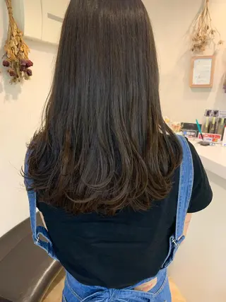 ロング カラー クニモトハルナ ボブ/柔らかカラーのヘアスタイル