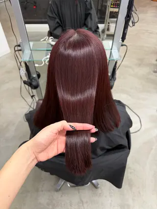 ロング カラー 大阪梅田/ イマムラミヅキのヘアスタイル
