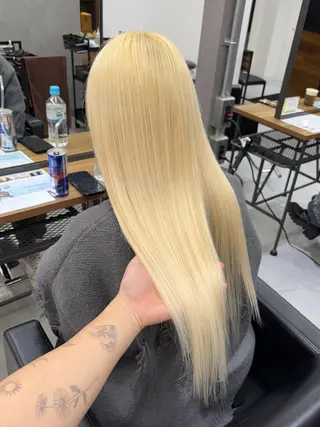 ロング KEISUKE🐶 カラー✨エクステのヘアスタイル