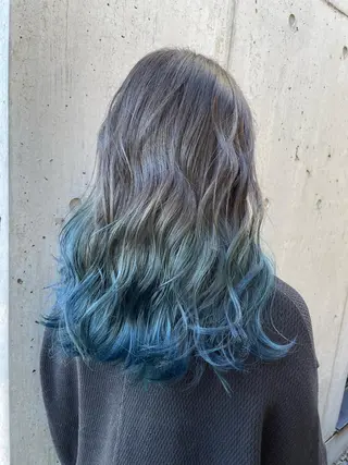 セミロング カラー メンズ韓国ヘア👹 KAJIのヘアスタイル