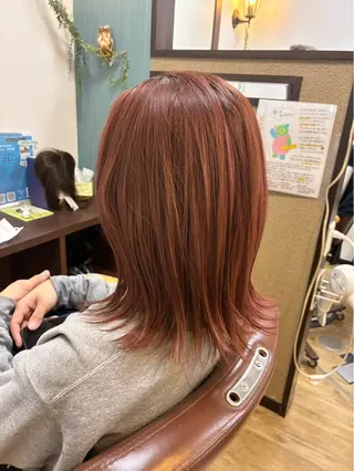 ミディアム 小野 静流のヘアスタイル