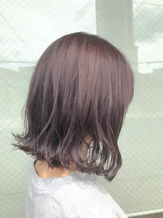 ミディアム カラー 韓国風・ブリーチなし ・あり後藤 一斗店長のヘアスタイル