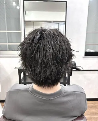 ショート パーマ メンズ 【メンズ特化】 横浜美容師kuのヘアスタイル