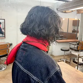 ショート パーマ ✂︎ウルフ・ショート ✂︎MIKUNIのヘアスタイル