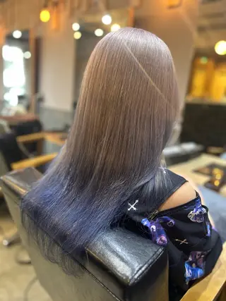 ロング 園田 彩音のヘアスタイル