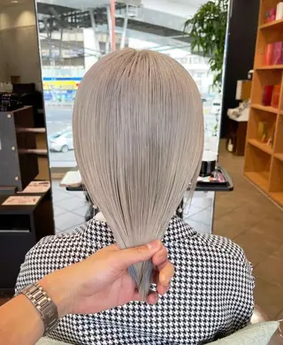 ロング パーマ カラー メンズ ヘアアレンジ キッズ マツエク・マツパ ネイル アイブロウ ブリーチ🌈金崎 江坂駅横すぐのヘアスタイル