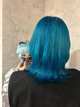 ミディアム カラー パーソナルカラー 診断🍀マリンのヘアスタイル