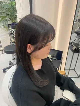 ロング 髪質改善/艶カラー 🎀レイヤーカットのヘアスタイル