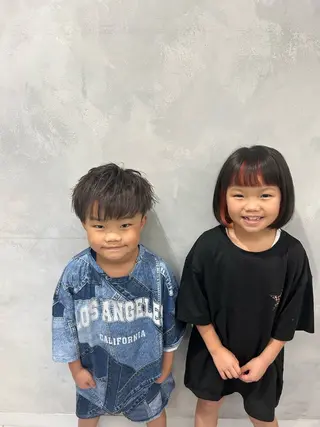 海外風カラー enaのヘアスタイル