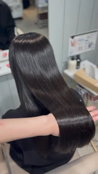 ロング 酸性縮毛矯正/ 髪質改善/信之介のヘアスタイル