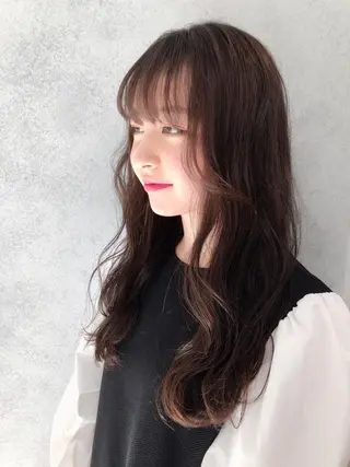 ロング カラー Minami🩵 新宿のヘアスタイル