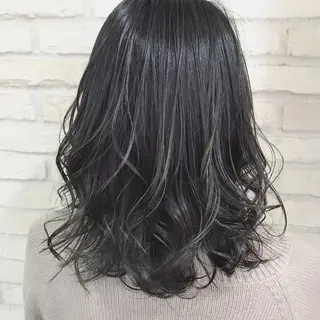 ミディアム カラー 横浜🍒ルーツカラー エクステ/RIEのヘアスタイル