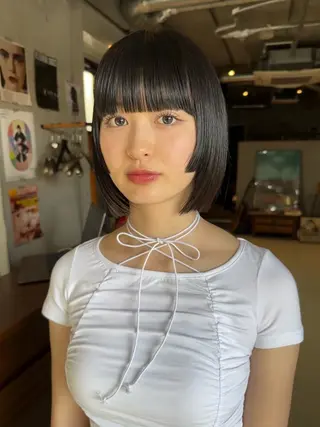 ショート カラー 斎藤祐樹 /レイヤー/パーマのヘアスタイル