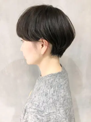 ショート カラー パーマ ヘアアレンジ ITbyALBUM 中野店のヘアスタイル