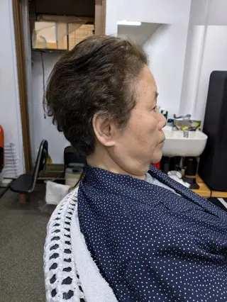 パーマ 大人女性カット/ヘア セット✨️片本🌸のヘアスタイル