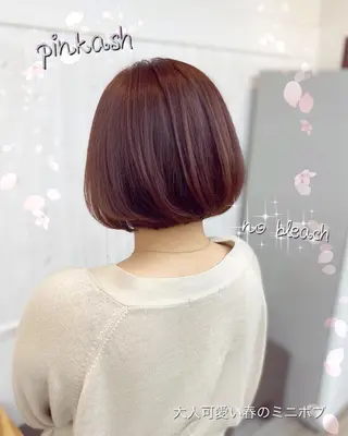 ショート ☀️透明感color KURO☀️のヘアスタイル