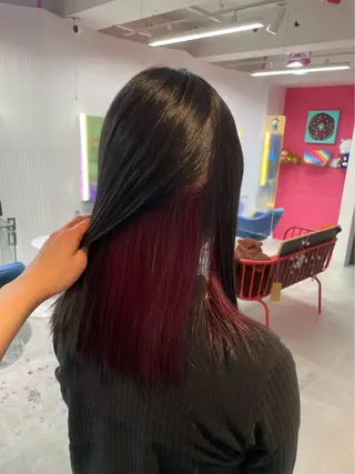 ミディアム 安井まゆ _Box mico.のヘアスタイル