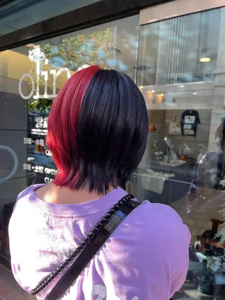 ミディアム 坂谷 BUCKS/縮毛矯正のヘアスタイル