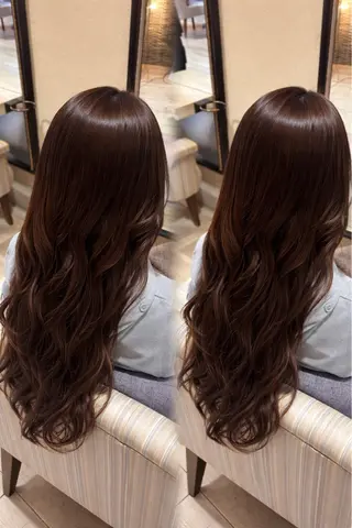 ロング 杉本 奈々美のヘアスタイル