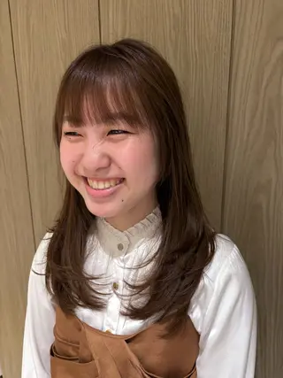 ロング 森川愛奈 /カットモデル募集中のヘアスタイル