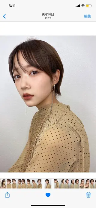 ショート Sea by LUVISM所属・Sea by LUVISM アヤノのヘアスタイル