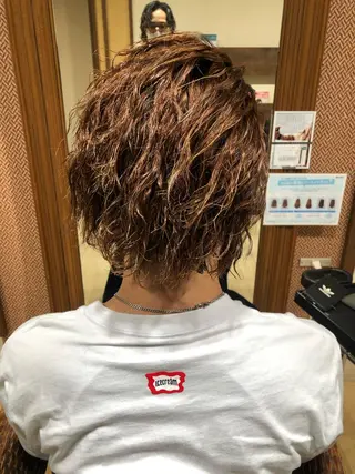 ショート パーマ メンズ 大人パーマ/ メンズ/神田正紀のヘアスタイル