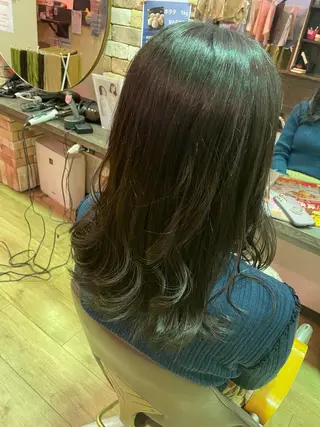 ロング hair make echo滿木あい花のヘアスタイル