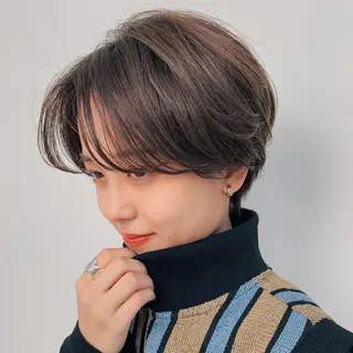 ミディアム カラー みづき 新宿のヘアスタイル