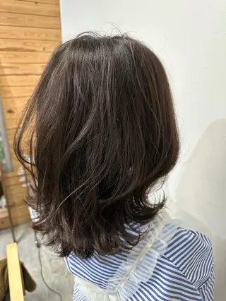 ミディアム パーマ 福西晃希 【艶髪・髪質改善】のヘアスタイル