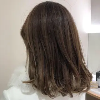セミロング 【髪質改善】 梅田　聡のヘアスタイル